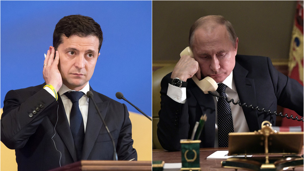 Путин тұңғыш рет Зеленскиймен тікелей телефон арқылы сөйлесті Путин тұңғыш рет Зеленскиймен тікелей телефон арқылы сөйлесті - на politic.bugin.kz