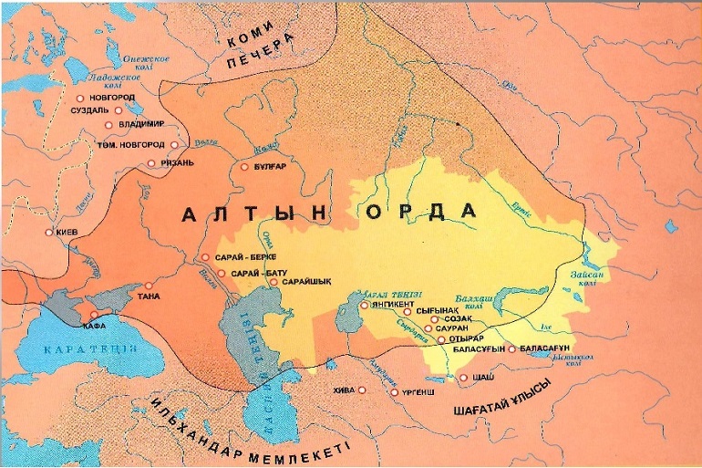 Карта сарай берке